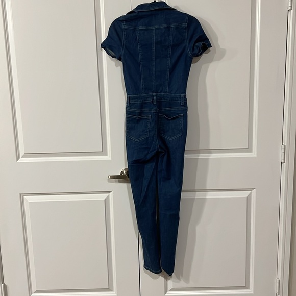 Lightly worn Mebon size S Jean jumpsuit short sleeve - Picture 11 of 16